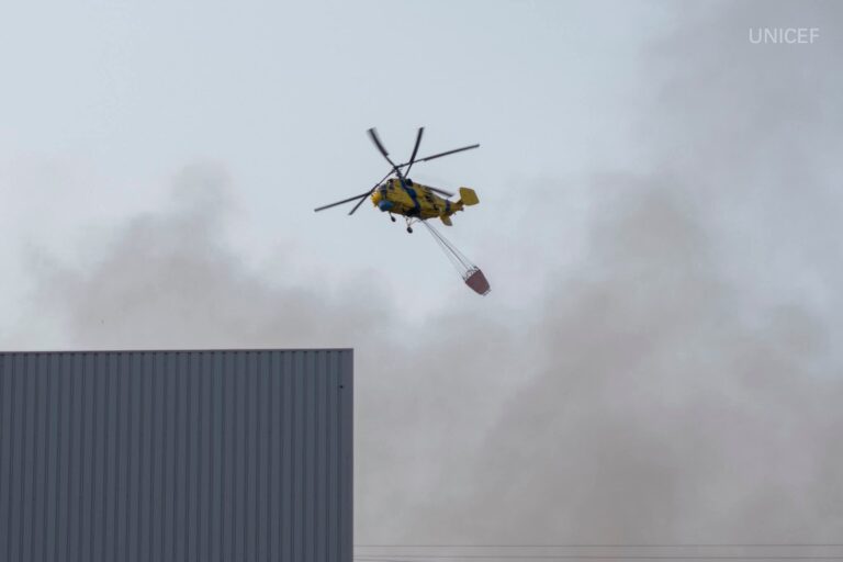 Переданий Португалією Ка-32 залучили до ліквідації наслідків удару по Києву