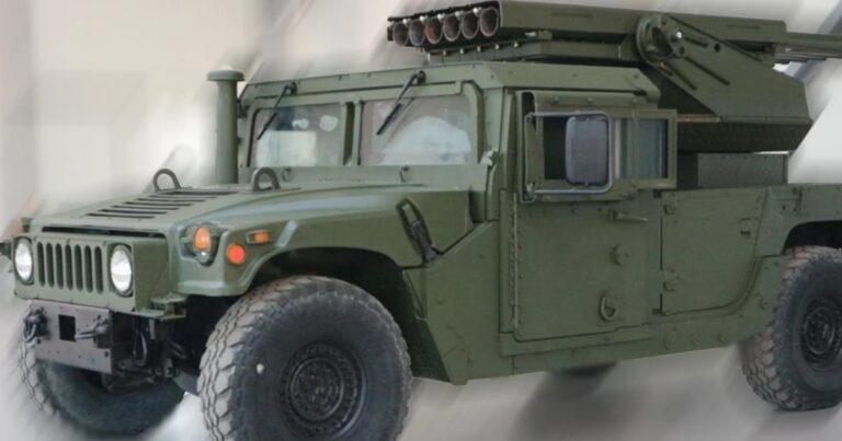 Нацгвардія показала 122-мм РСЗВ на базі Humvee