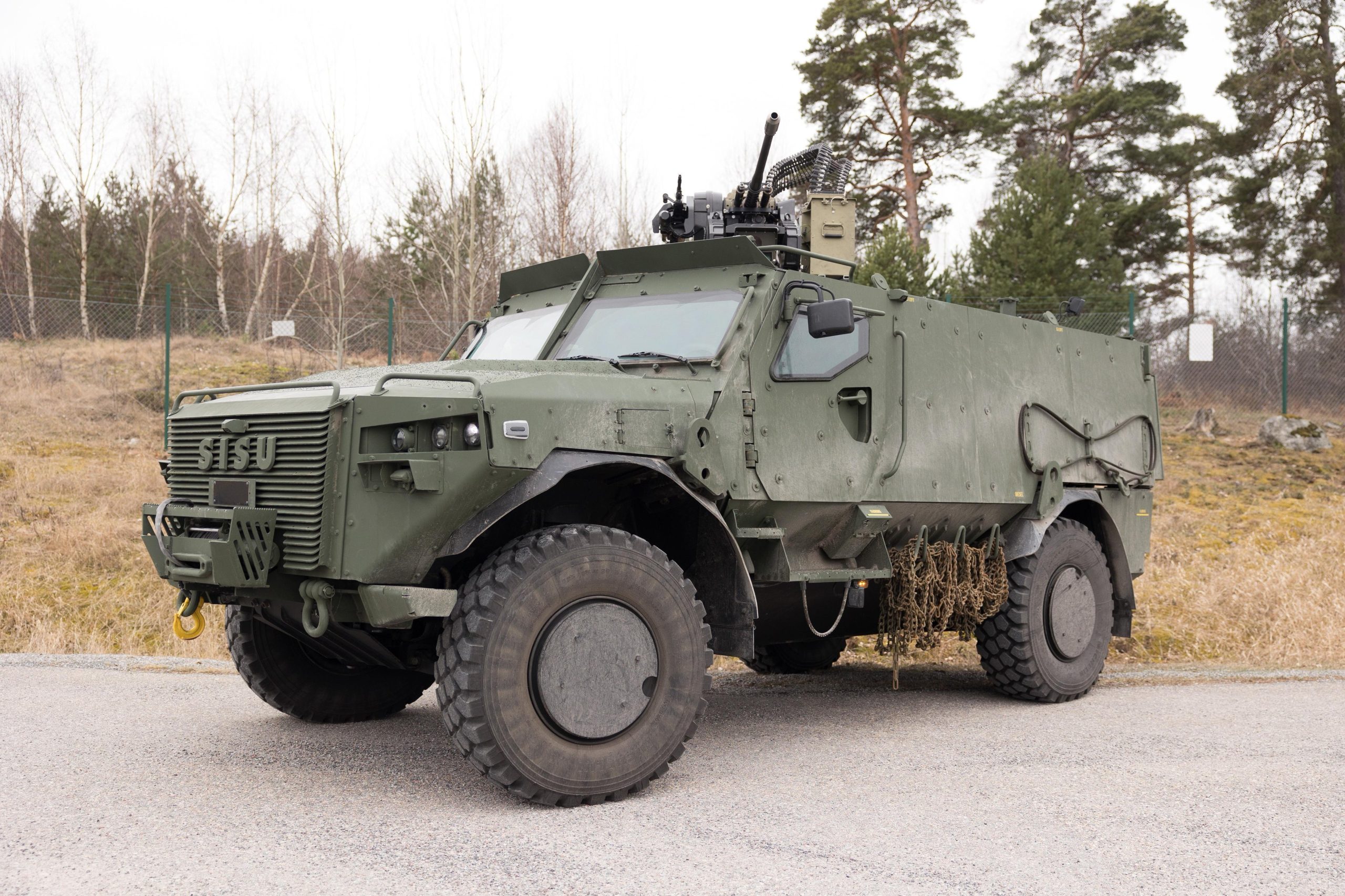 Saab інтегрували 30-мм гармату на бронеавтомобіль