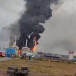 Дрони атакували один із найбільших газопереробних заводів Росії — «Газпром Усть-Луга»