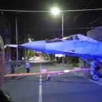 Російський МиГ-29 зіштовхнувся зі стовпом у столиці Вірменії