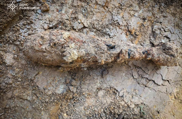 У парку в Дрогобичі виявили мінометну міну